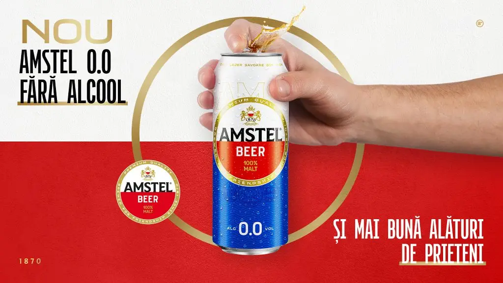 HEINEKEN România lansează Amstel 0.0% pe piața locală